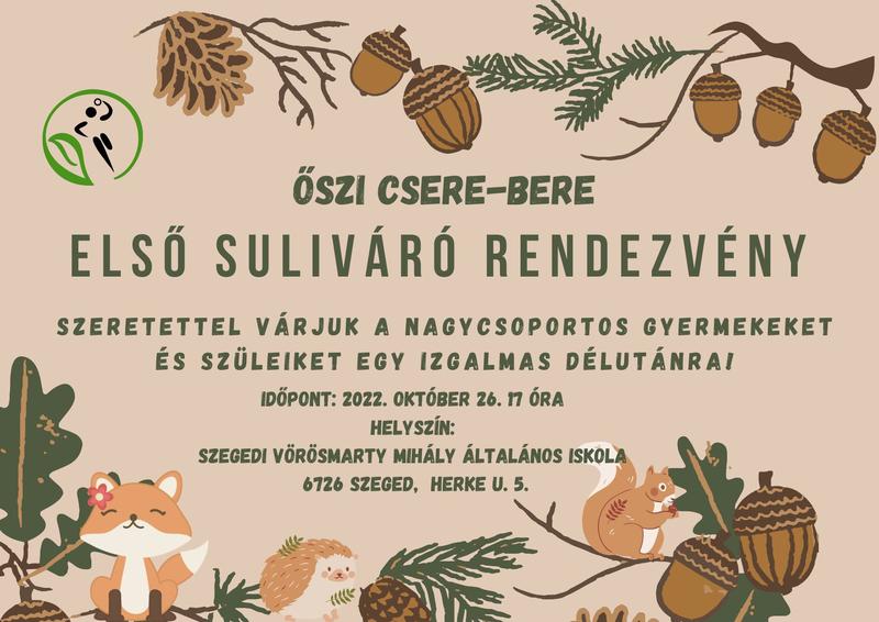 Suliváró foglalkozás – Őszi csere-bere