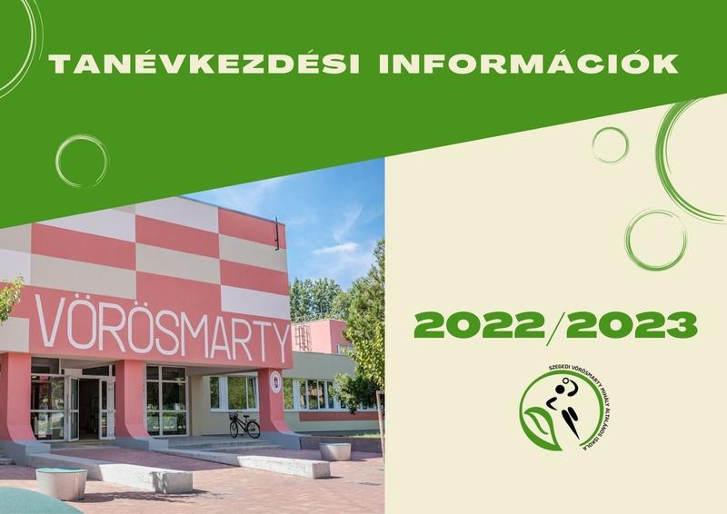 Tanévkezdési információk